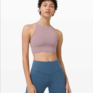 Lululemon Energy Bra High Neck Long Line Tough 6